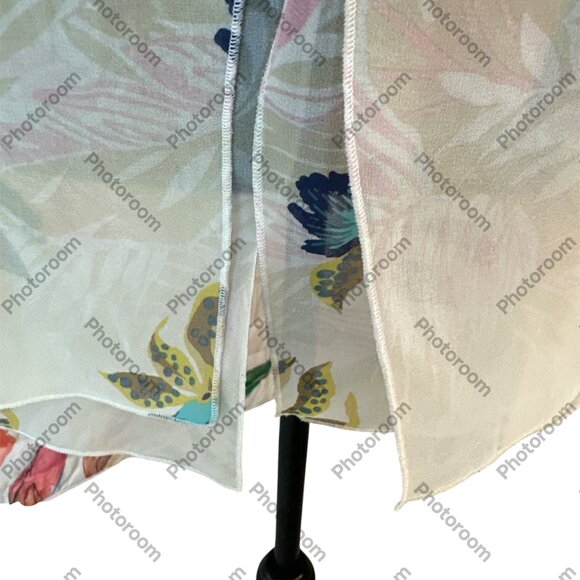 CAbi Medium Tropical Orchid #5216 Floral Blouse - Picture 5 of 5